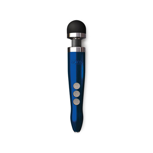 doxy wand rechargeable small vibrator wireless massager blue flame design cordless 3R
