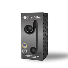 Load image into Gallery viewer, snail Black Snail Vibrator, Black Snail Vibe in box