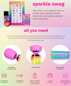 Le Wand Rainbow vibrator Petite Massager Gift Set wand vibrator 