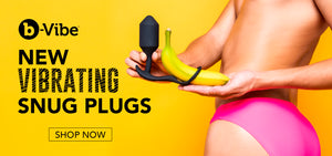 B-Vibe Snug & Tug extra large xl Vibrator Butt Plug for couples