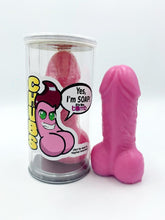 Load image into Gallery viewer, Chubs Penis Soap Collection in Cute Gift Cans, Bulk Options WHIMSICAL &amp; NAUGHTY It&#39;s the Bomb 4 Pink Chubs in Gift Cans  