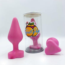 Load image into Gallery viewer, Butt Plug Black Guest Soap in Cute Gift Cans WHIMSICAL &amp; NAUGHTY It&#39;s the Bomb Pink Butt Plug  