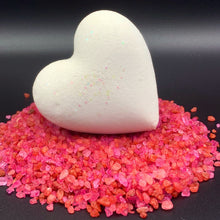 Load image into Gallery viewer, white Heart Bath Bombs, &#39;Wicked White It&#39;s the Bomb   