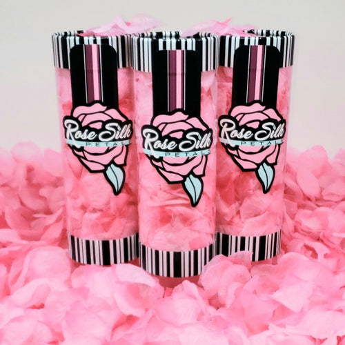 Silk Rose Pink Flower Petals. Romance Rose Petals. Pretty & Cute PG wedding Party & Celebration It's the Bomb 3 Tubes of Pink Silk Rose Petals  