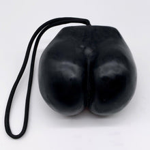 Load image into Gallery viewer, black Bubble Butt Soap on a Rope