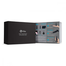 Load image into Gallery viewer, Butt Plug, Anal Play Cleaning and Training Set by B-Vibe Black Set Massager