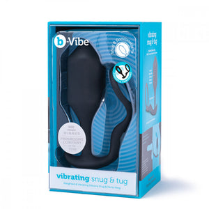 B-Vibe Snug & Tug extra large xl Vibrator Butt Plug for couples