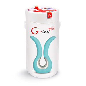 Mini AQUA blue Vibrator, Gvibe vibrator, Women g-spot vibrator, Mini Vibrator, Men prostate vibrator Tiffany Mint / Aqua