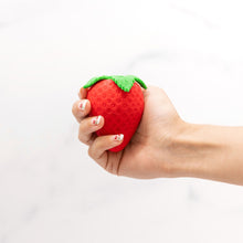 Load image into Gallery viewer, Emoji Vibes Party Pack: Strawberry, Chickie, Chili Pepper, Pickle, Queeni, Cherry, Eggplant &amp; Banana Massage &amp; Relaxation It&#39;s the Bomb® Strawberry Vibe  