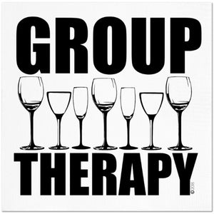 Plates, Napkins and Cups, Party Extras cups and plates Entrenue Napkins 'Group Therapy' (20 pack)  