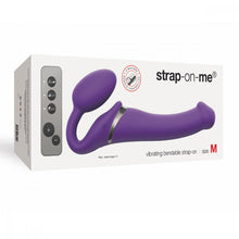 Load image into Gallery viewer, Strap-on-Me® Vibrator Vibe Medium Size Purple with Remote Massager Entrenue Strap-on Vibrator Massager with Remote - Vibe Medium Size - Purple  