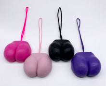 Load image into Gallery viewer, Bubble Butt &#39;Soap on a Rope&#39; Pink Butt Made in the USA PG WHIMSICAL &amp; NAUGHTY It&#39;s the Bomb Bubble Butt Soap on a Rope, Big Butt Soap, 1 of every Color  