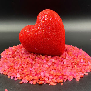 Red Heart Bath Bombs, It's the Bomb   