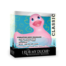 Load image into Gallery viewer, Duckie Black Paris Massager Bath Toy Duck bath massager It&#39;s the Bomb   