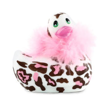 Load image into Gallery viewer, Duckie Paris Pink Vibration Massager Bath Toy Bath &amp; Body It&#39;s the Bomb Wild Pink Panther Duckie &#39;I Rub My Duckie® Duck Massager  