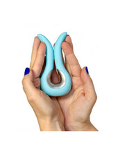 Load image into Gallery viewer, Mini aqua blue Vibrator, Gvibe breast cancer awareness pink vibrator, Women g-spot vibrator, Mini Vibrator, Men or Women vibrator, prostate vibrator aqua blue