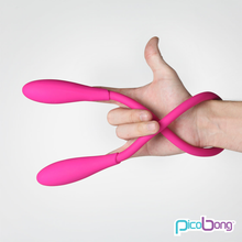 Load image into Gallery viewer, Double Ended &#39;PicoBong Transformer&#39; Yellow Vibrator NOVELTIES Entrenue Cerise PicoBong  