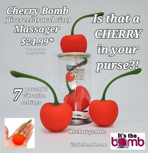 Cherry Bomb Vibration Massager in Gift Can