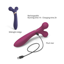 Load image into Gallery viewer, Love to Love Fireball Body Massager - Plum Star or Midnight Indigo