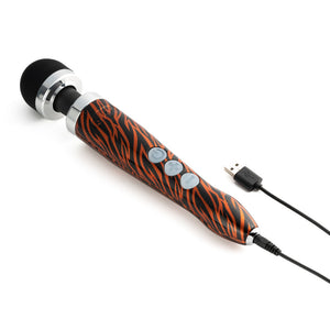 doxy wand rechargeable small vibrator wireless massager tiger design cordless 3R
