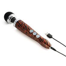 Load image into Gallery viewer, doxy wand rechargeable small vibrator wireless massager tiger design cordless 3R