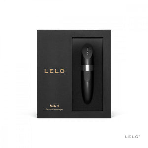 black lipstick vibrator vibe by LELO travel waterproof, rechargeable, vibrator