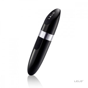 black lipstick vibrator vibe by LELO travel waterproof, rechargeable, vibrator