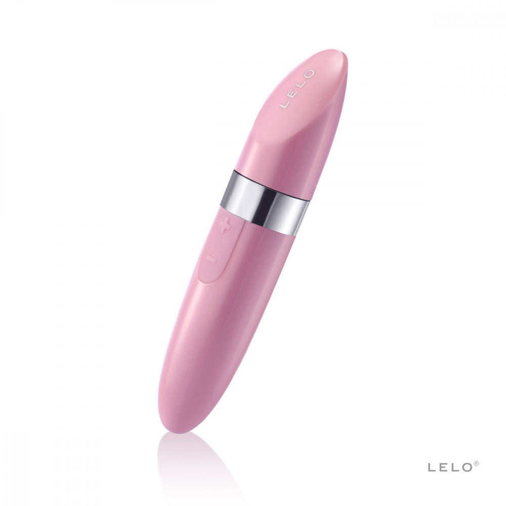 Pink lipstick vibrator discreet vibe by LELO travel waterproof, rechargeable, vibrator mascara vibrator