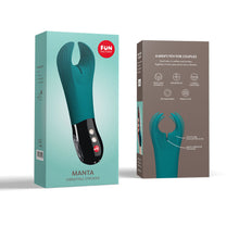 Load image into Gallery viewer, Penis vibrator manta, blue, couples penis sex vibrator Jewels Fun Factory