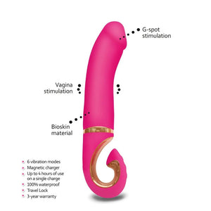 Gvibe Gjay mini vibrator with Bioskin waterproof sex toy magnetic click rechargeable