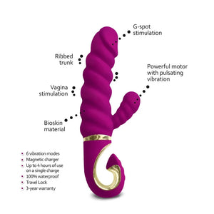 Gcandy G-spot Vibrator Rabbit 'Sweet Raspberry'