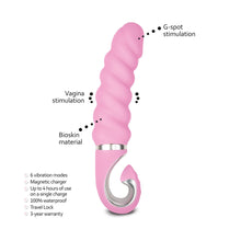 Load image into Gallery viewer, Gjack 2 Vibrator with Bio-Skin™ by G-vibe, waterproof sex toy, magnetic click rechargeable