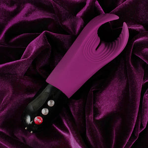 Penis vibrator manta garnet red, couples penis sex vibrator Jewels Fun Factory