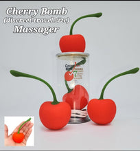 Load image into Gallery viewer, Cherry Bomb Vibration Massager in Gift Can
