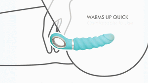 Gjack 2 Vibrator with Bio-Skin™ by G-vibe, waterproof sex toy, magnetic click rechargeable