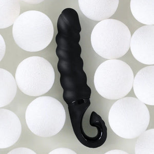 Gjack 2 Vibrator with Bio-Skin™ by G-vibe, waterproof sex toy, magnetic click rechargeable black