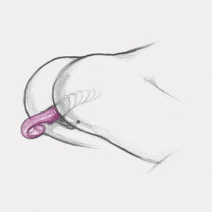 G-spot rabbit vibrator Gcandy Sweet Raspberry by GVibe g-spot clitoris vibe bio-skin waterproof bath vibrator, 2 motors