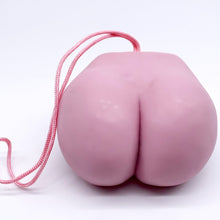 Load image into Gallery viewer, Bubble Butt &#39;Soap on a Rope&#39; Pink Butt Made in the USA PG WHIMSICAL &amp; NAUGHTY It&#39;s the Bomb Nude Bubble Butt Soap on a Rope Big Butt Soap  