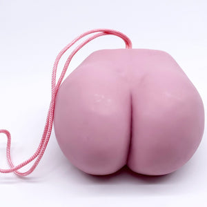 Bubble Butt 'Soap on a Rope' Pink Butt Made in the USA PG WHIMSICAL & NAUGHTY It's the Bomb Nude Bubble Butt Soap on a Rope Big Butt Soap  