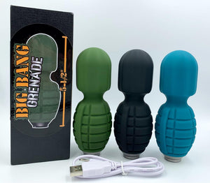 Hand Grenade Massager 'Big Bang' Vibrator Massager Suzy Bubbles   