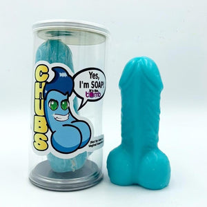 Chubs Penis Soap in Gift Cans WHIMSICAL & NAUGHTY It's the Bomb Blue  