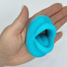 Load image into Gallery viewer, blue weenie washer, blue weeny washer penis cleaner mouth shaped soap gag gift mens dick soap