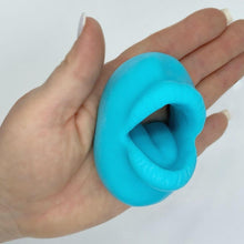 Load image into Gallery viewer, Blue weenie washer, blue weeny washer dick soap, mouth shaped penis cleaner soap gag gift for men dick soap