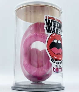 pink weenie washer, pink weeny washer penis cleaner soap gag gift mens mouth shaped gift soap dick soap