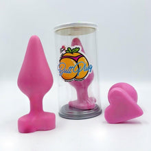 Load image into Gallery viewer, Butt Plug Soap in Pink. Guest Soap in Cute Gift Cans WHIMSICAL &amp; NAUGHTY It&#39;s the Bomb Pink Butt Plug Soaps  