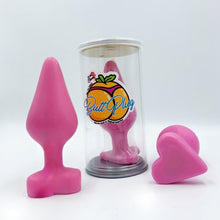 Load image into Gallery viewer, Butt Plug Guest Soaps in Gift Cans WHIMSICAL &amp; NAUGHTY It&#39;s the Bomb Pink Butt Plug  