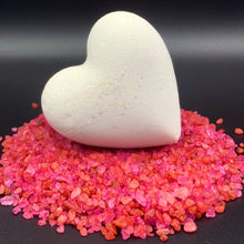 Load image into Gallery viewer, white Heart Bath Bombs &#39;Wicked White&#39; It&#39;s the Bomb