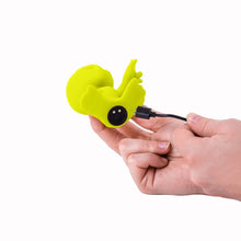 Load image into Gallery viewer, Green alien vibrator discreet rechargeable