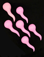 Load image into Gallery viewer, Sperm &#39;Spermies&#39; Rainbow Assorted Color Soaps - Rainbow Color &#39;Spermies&#39; (FB copy) Whimsical Soaps It&#39;s the Bomb Sperm Pink &#39;Spermies&#39; Sample Can  