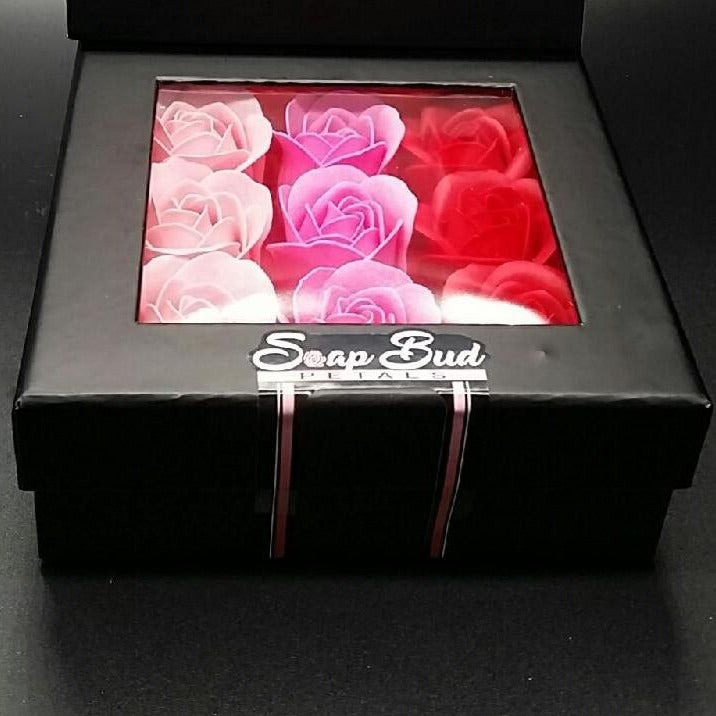 Breast Cancer Awareness Rose Bud Soap Petals, Roses for Lovers & Friends Whimsical Soaps It's the Bomb 1 Box of Rose Bud Soap Petals  